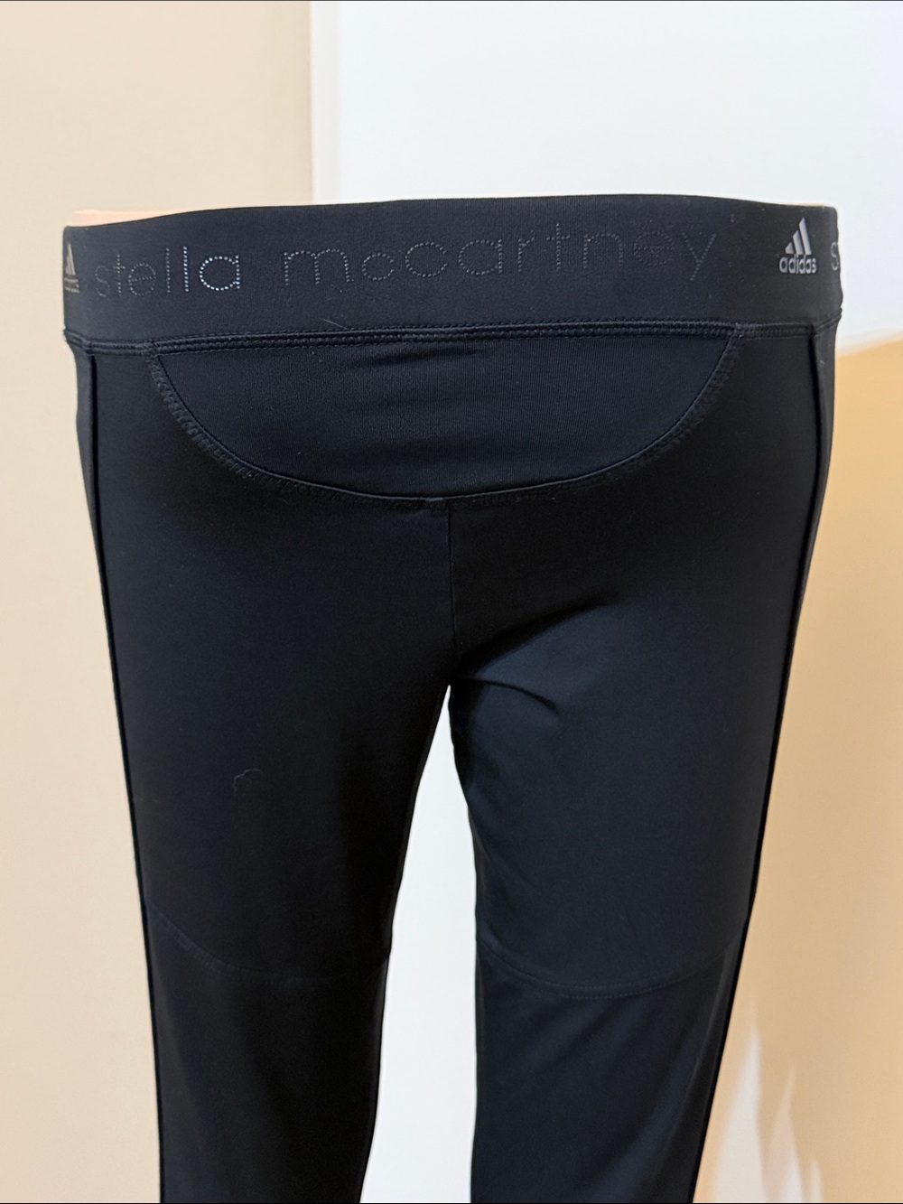 Adidas by Stella McCartney Black Cropped Performance Leggings Size XS NWOT - Picture 6 of 7